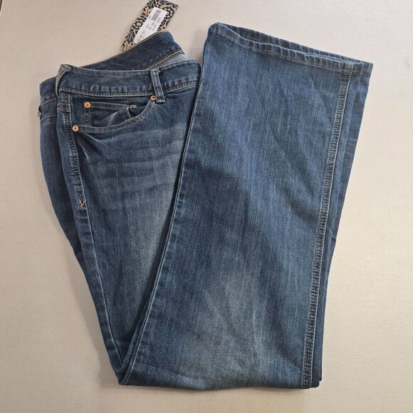 Maurices Ellie Jeans Women's 15 / 16 Reg Blue Medium Wash Straight Fit NWT - Picture 10 of 16